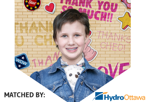 Eluin smiling - matched by: Hydro Ottawa.